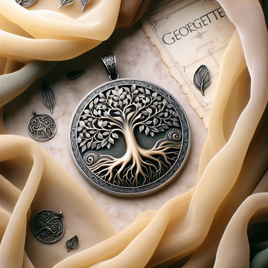 pendentif georgette arbre de vie