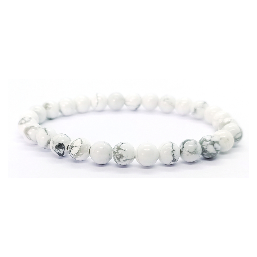 Bracelet Howlite Boule Qualité A