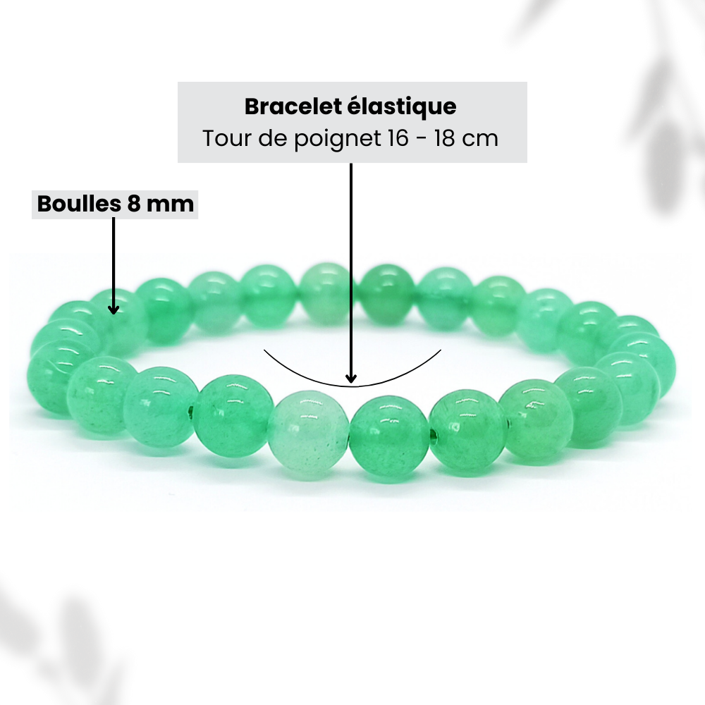 Bracelet Aventurine Boule Qualité A