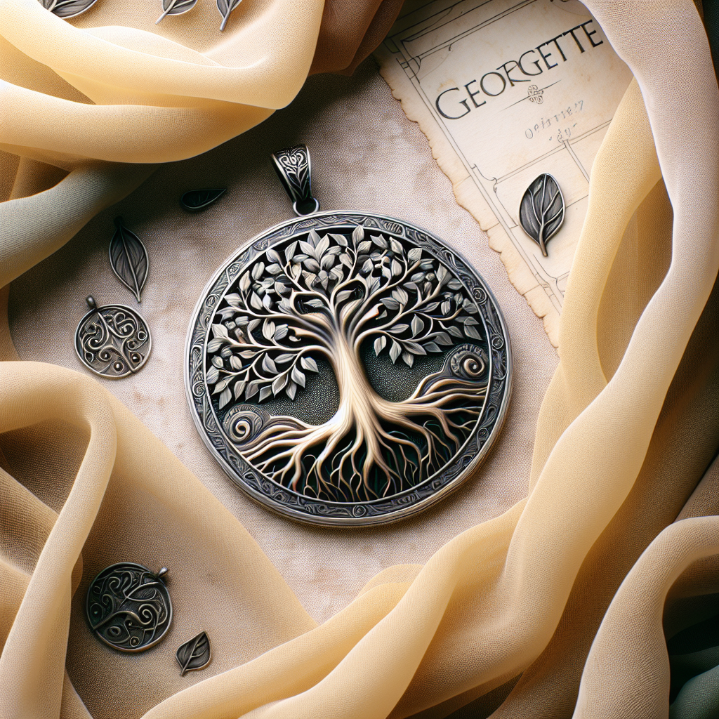 pendentif georgette arbre de vie