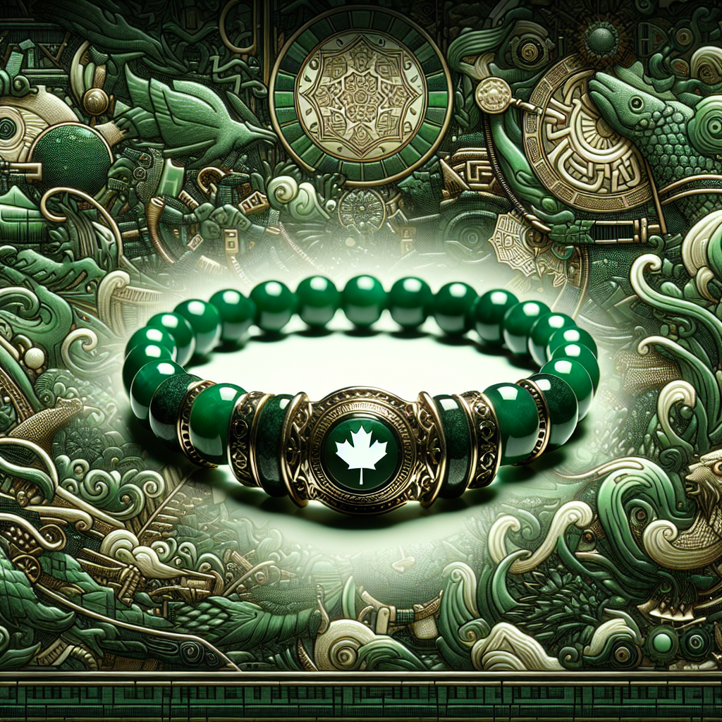 bracelet en jade nephrite canadien
