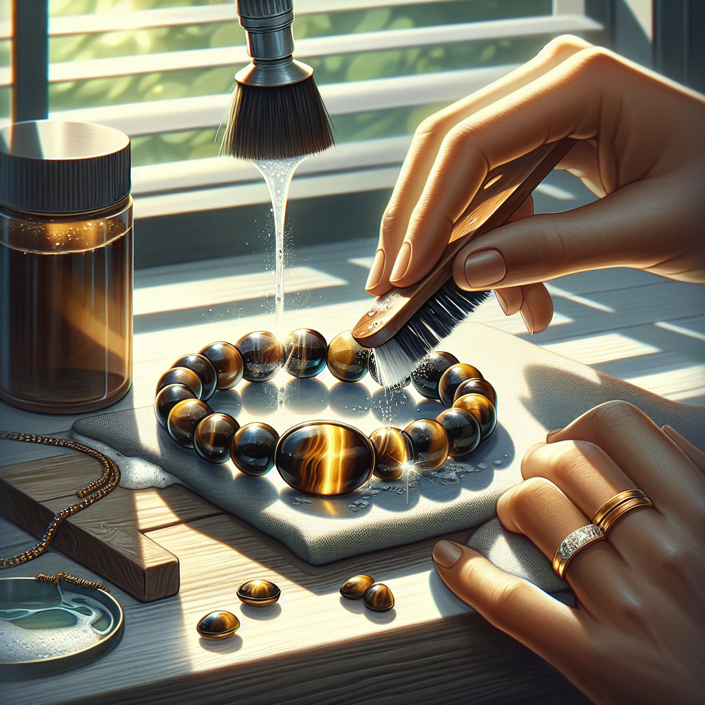 comment nettoyer un bracelet oeil de tigre