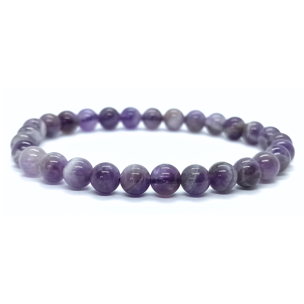 Bracelet Améthyste Boule Qualité A 4/6/8/10 mm