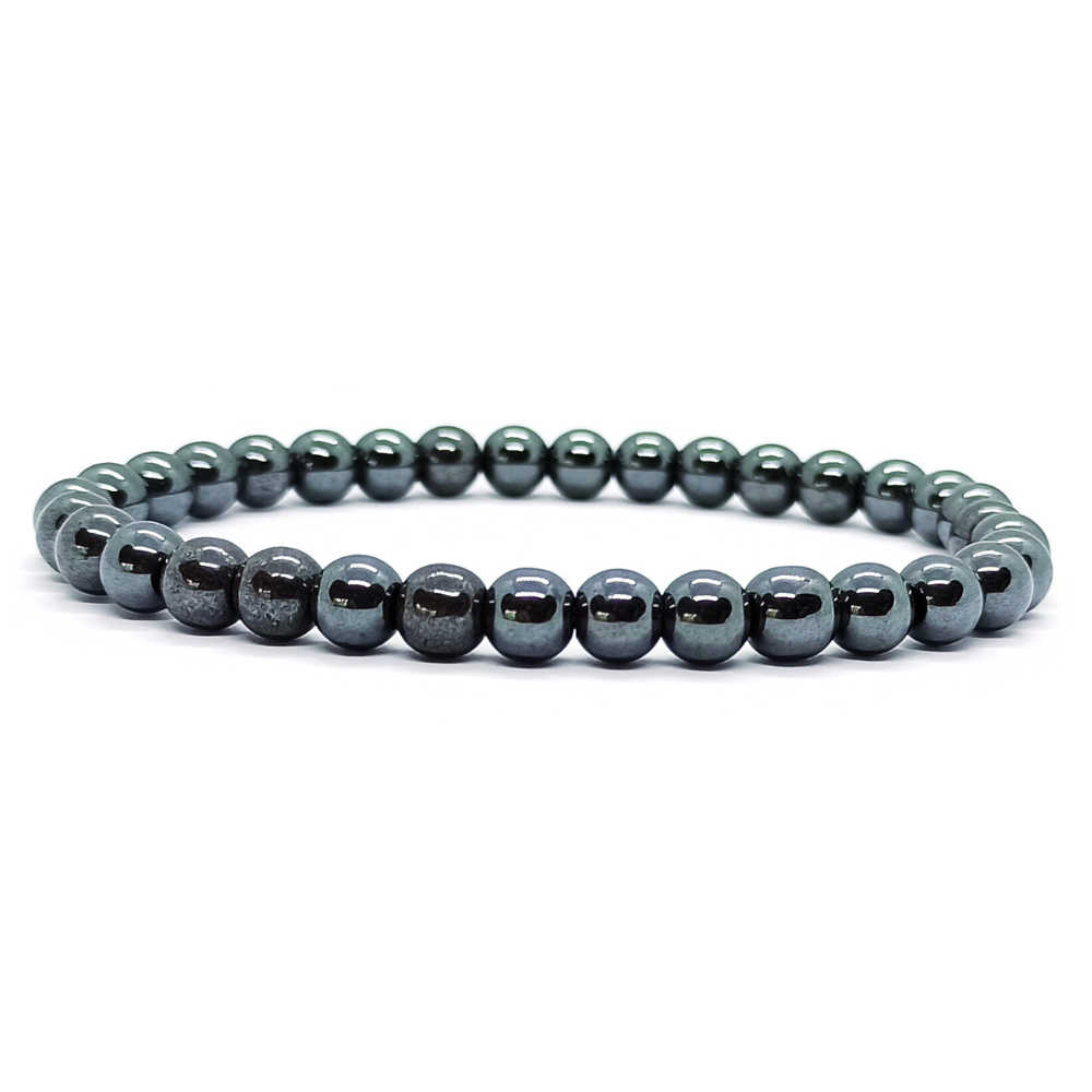 Bracelet Hématite Naturelle Boule Qualité A