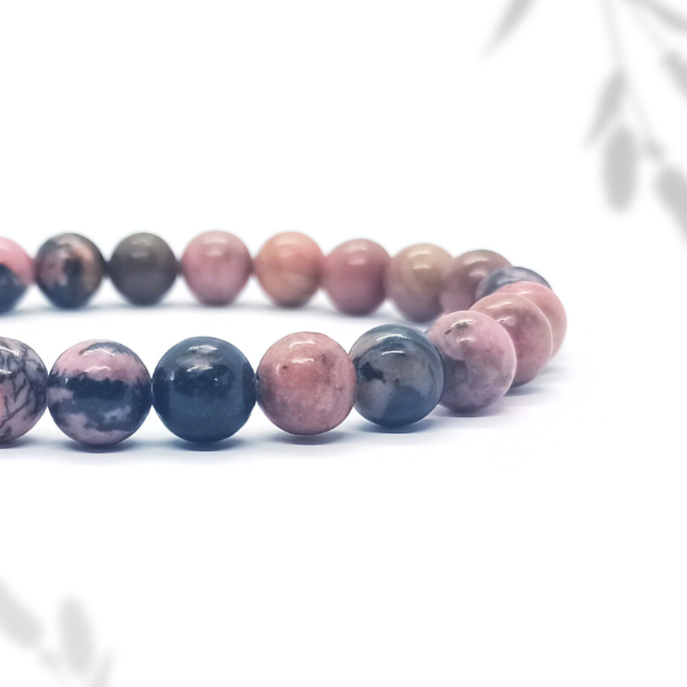 Bracelet rhodonite Boule Qualité A