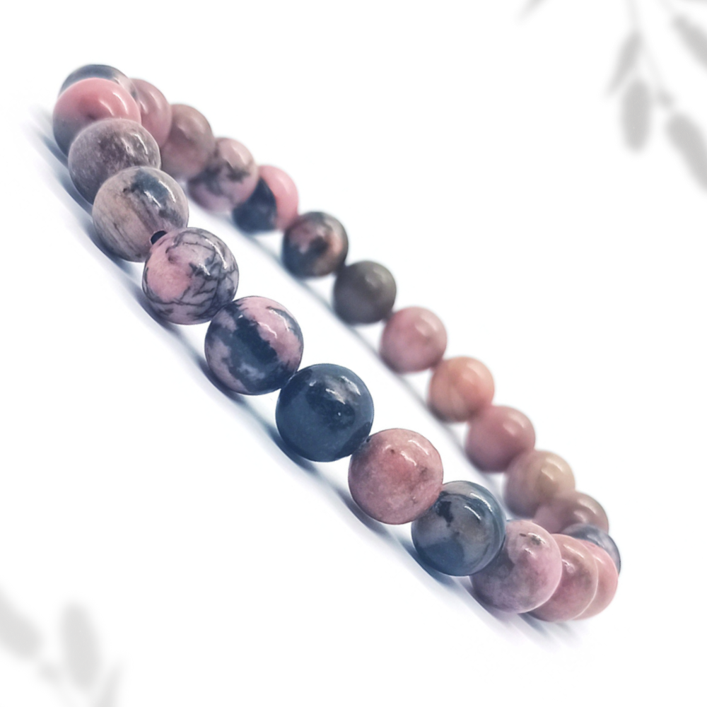 Bracelet rhodonite Boule Qualité A